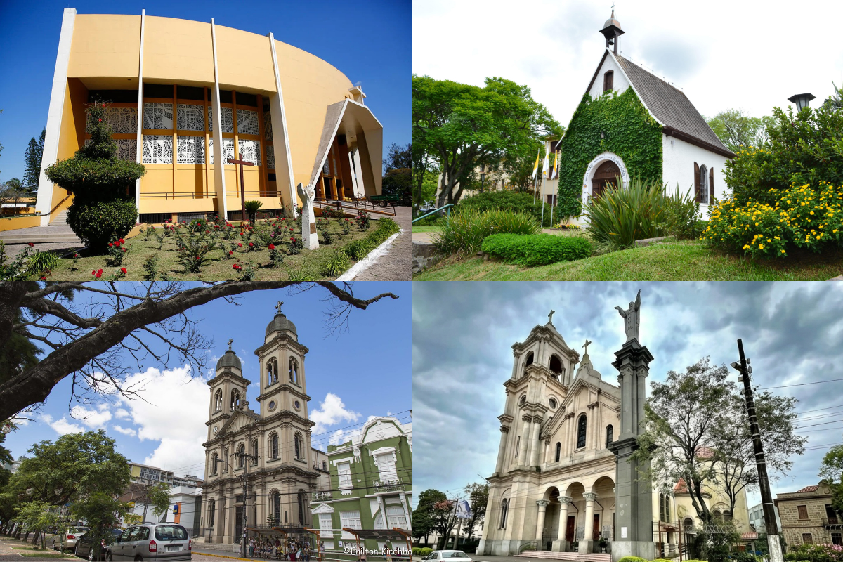 Turismo religioso católico em Santa Maria: visite a Basílica da Medianeira, o Santuário de Schoenstatt e os caminhos de João Luiz Pozzobon